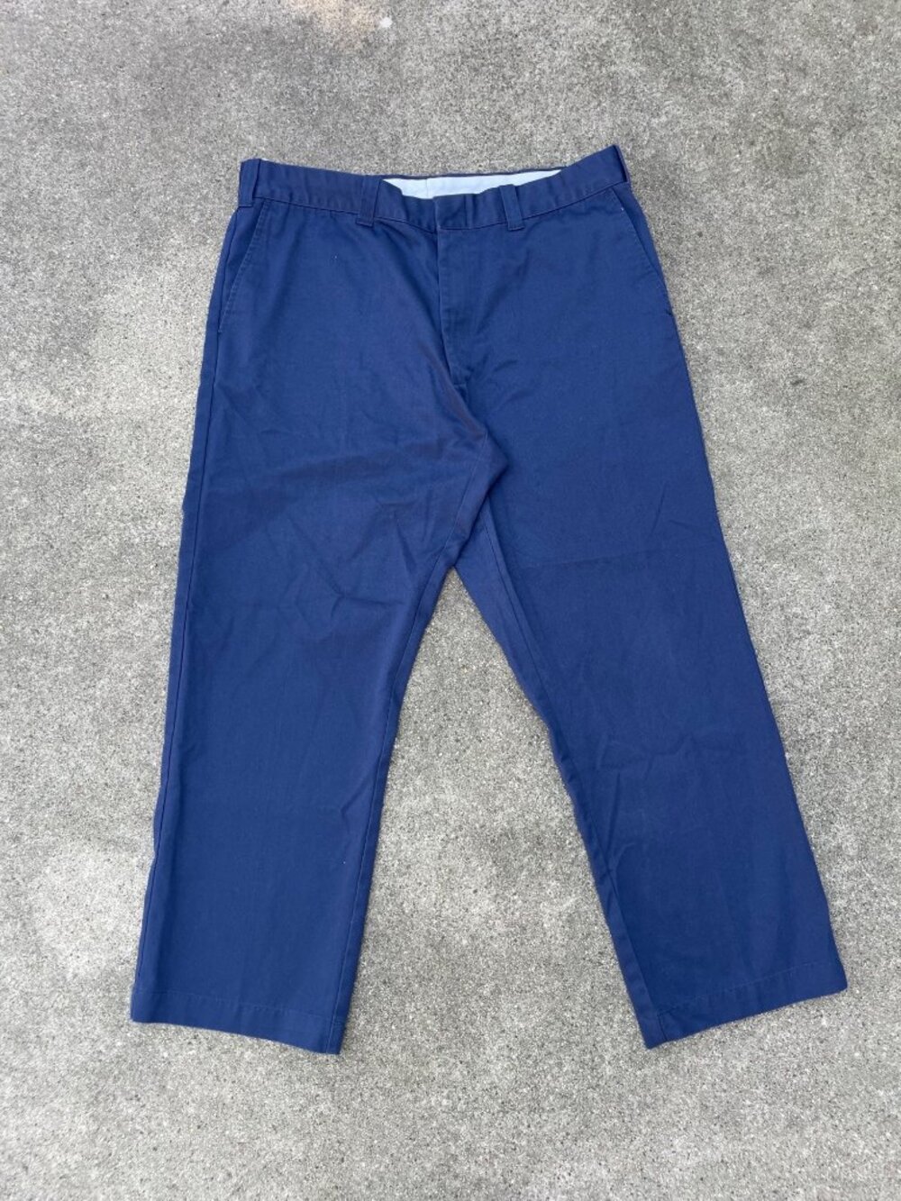 Vintage Big Mac Work Pants Navy Mens 38x30 Straight Leg Streetwear Farm